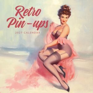 Red Robin Wall Kalender 2027 - Retro Pin-ups
