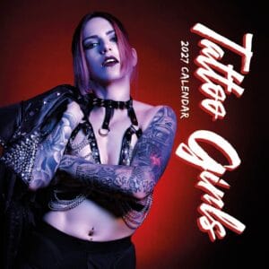 Red Robin Wall Kalender 2027 - Tattoo Girls