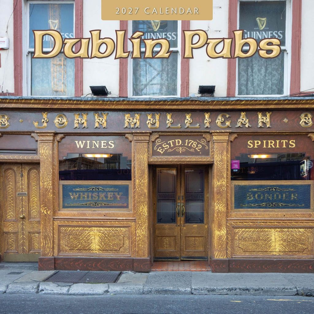 Red Robin Wall Kalender 2027 - Dublin Pubs