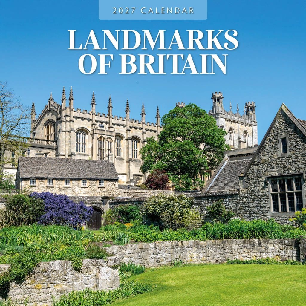 Red Robin Wall Kalender 2027 - Landmarks of Britain