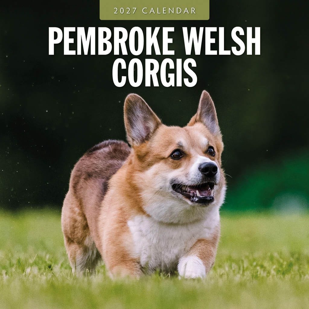 Red Robin Wall Kalender 2027 - Pembroke Welsh Corgis