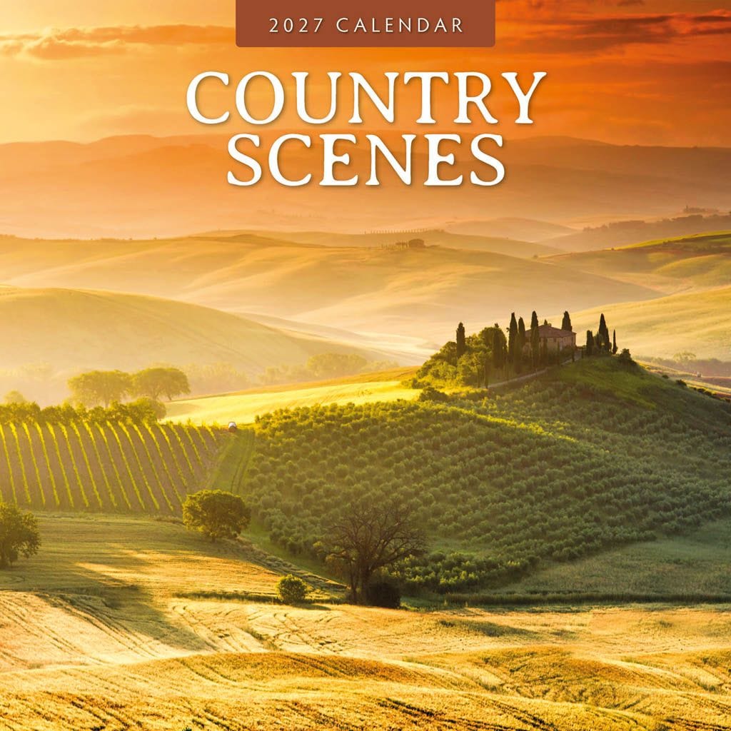 Red Robin Wall Kalender 2027 - Country Scenes