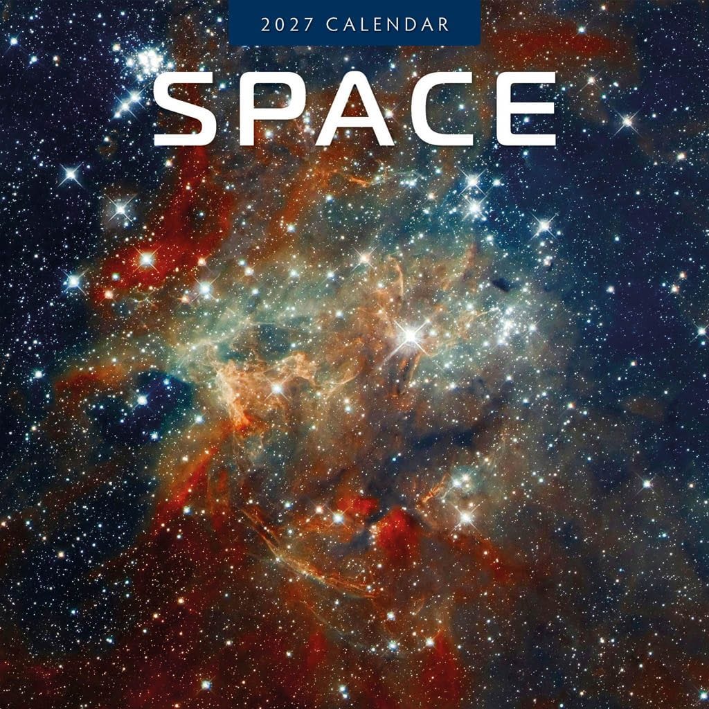 Red Robin Wall Kalender 2027 - Space