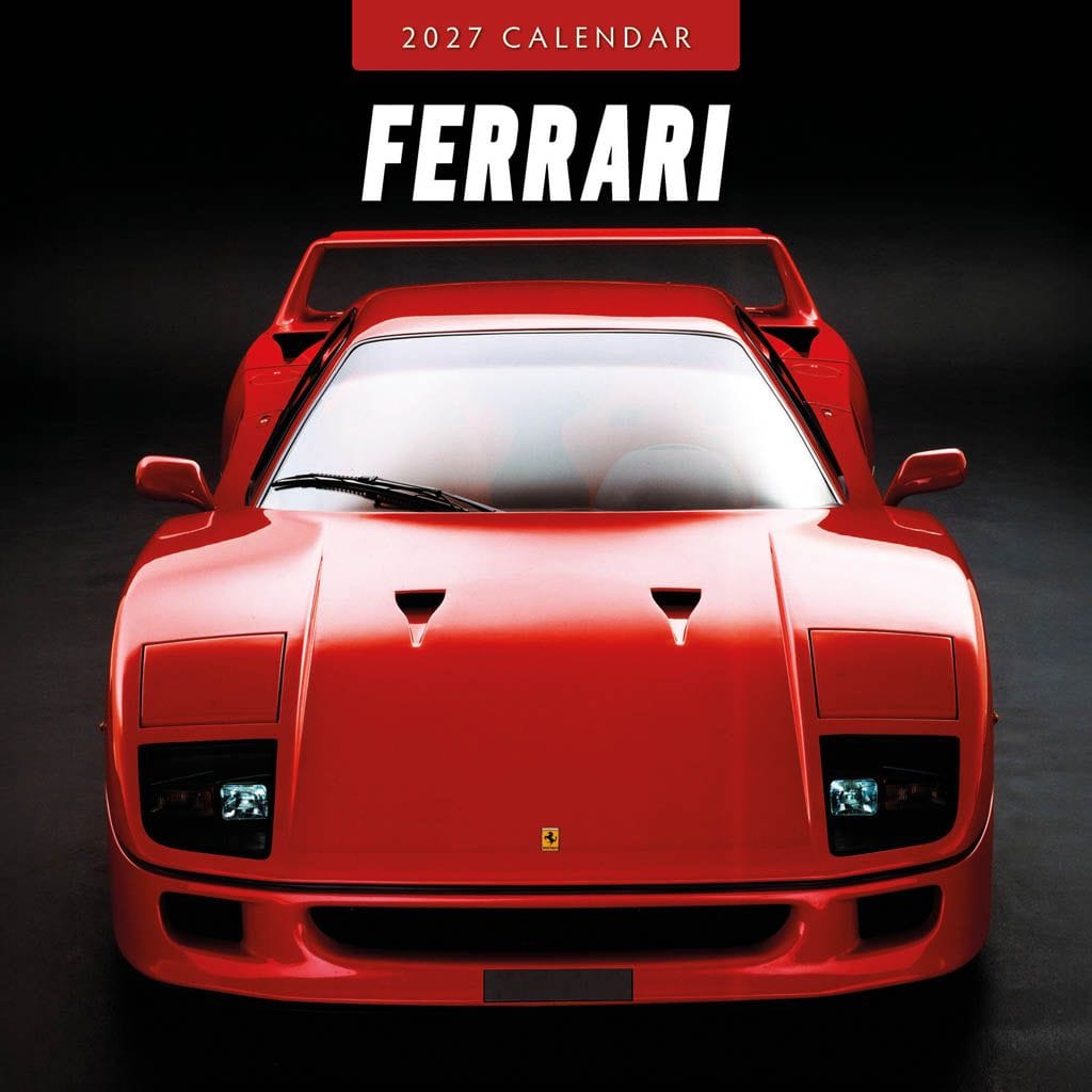 Red Robin Wall Kalender 2027 - Ferrari