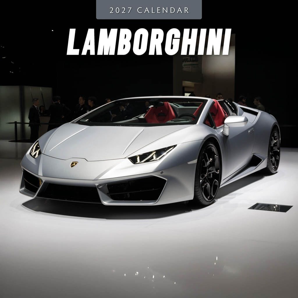 Red Robin Wall Kalender 2027 - Lamborghini