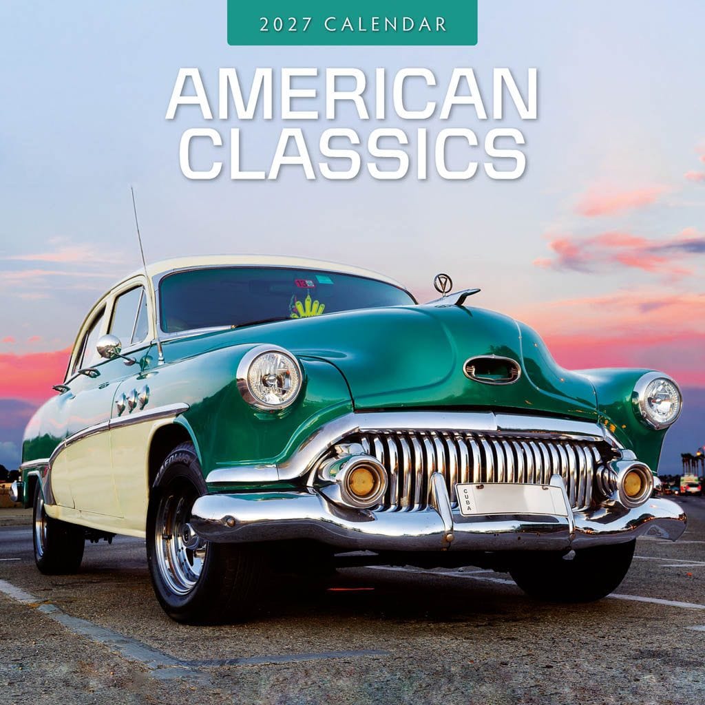 Red Robin Wall Kalender 2027 - American Classics