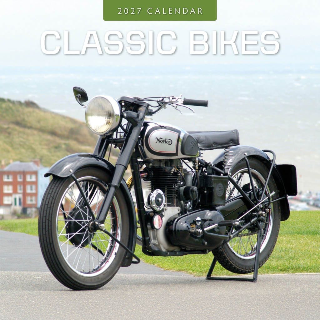 Red Robin Wall Kalender 2027 - Classic Bikes
