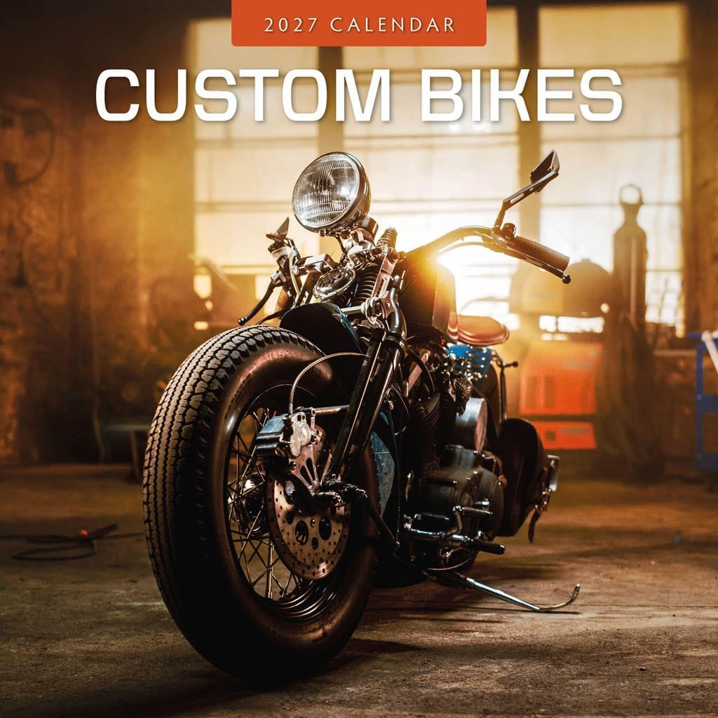 Red Robin Wall Kalender 2027 - Custom Bikes